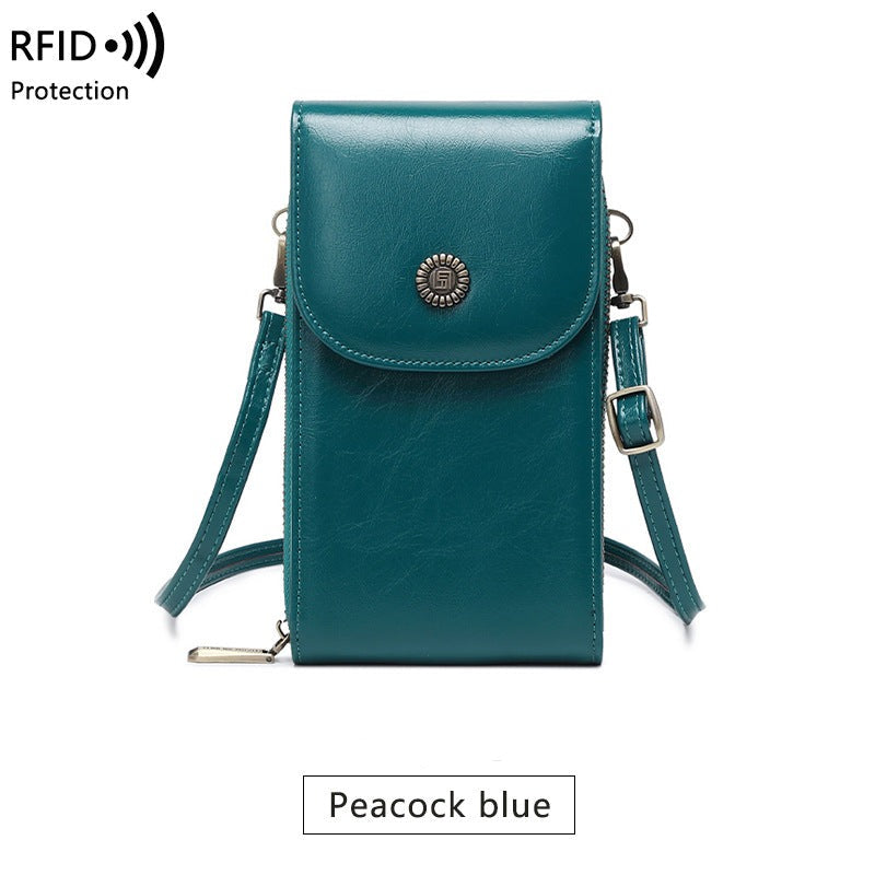 Peacock color bag