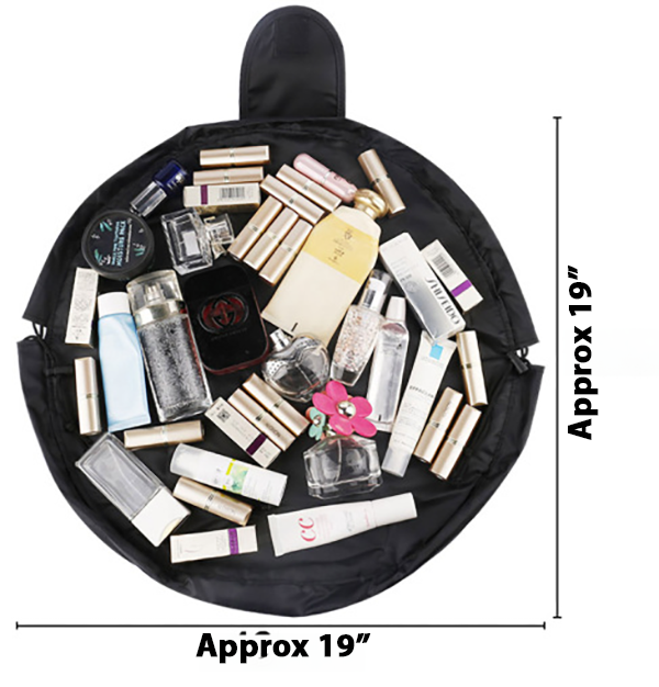 Cinch up Travel Makeup Bag