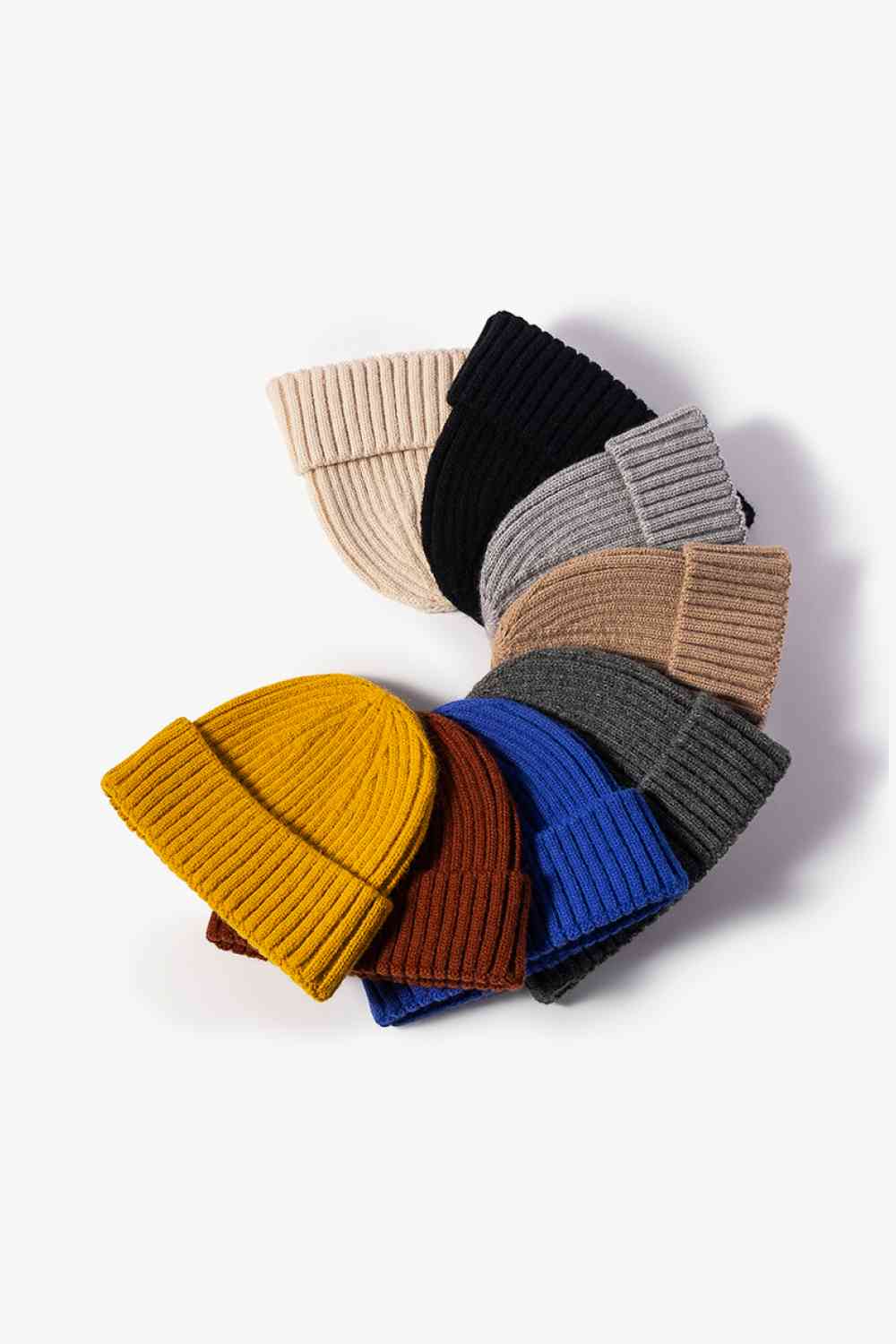 Rib-Knit Cuff Beanie