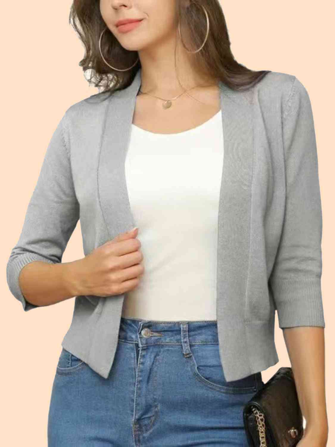 Open Front Cardigan